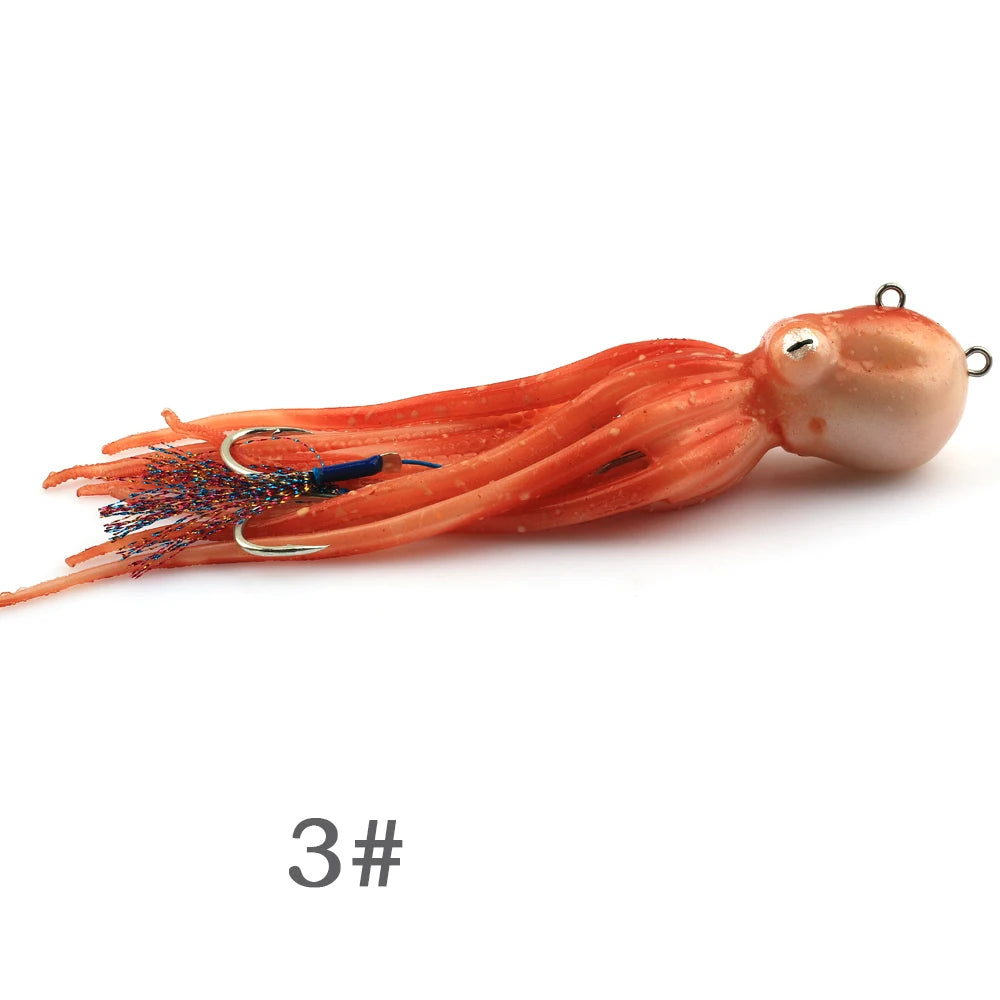HookUpCo. Luminous Octopus Fishing Lure 180G-300G - HookUpCo.