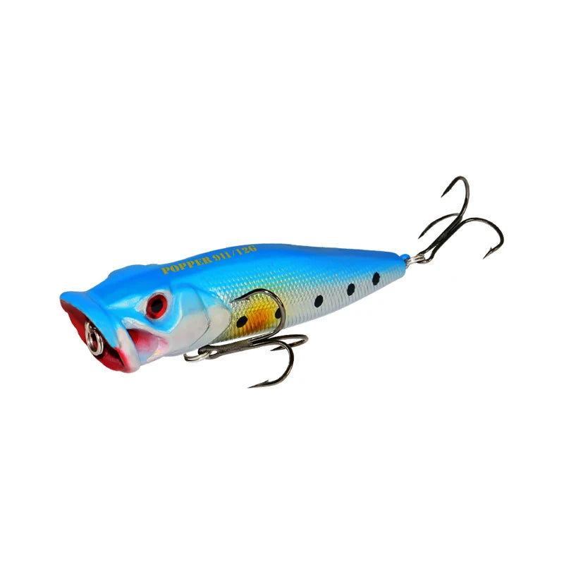HookUpCo. 12.5g Floating Popper for Pike Fishing - HookUpCo.