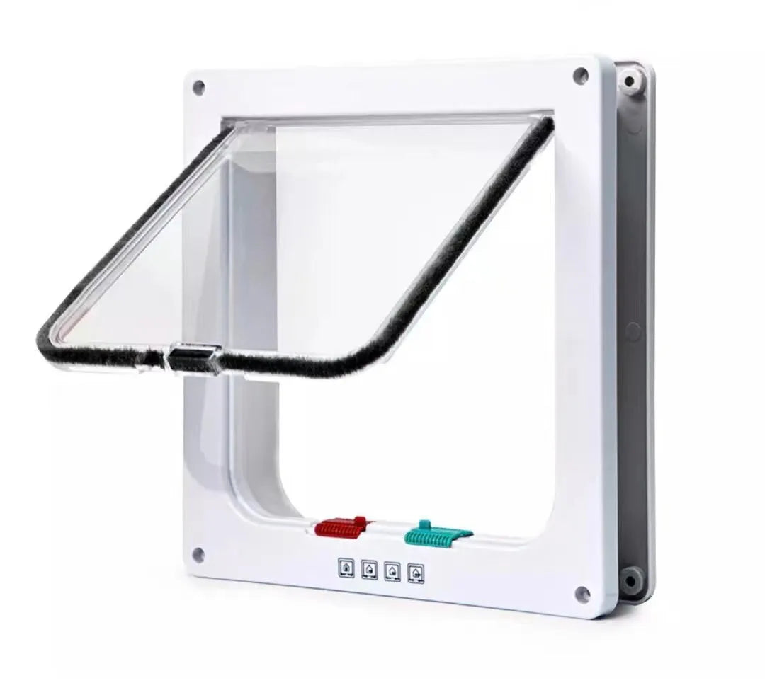 HookUpCo. Two-Way Pet Door with Safety Flap