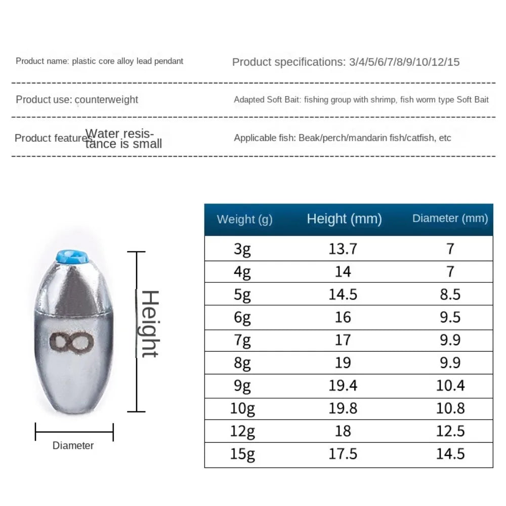 HookUpCo. 20pcs Fishing Sinkers Set for Tackle - HookUpCo.