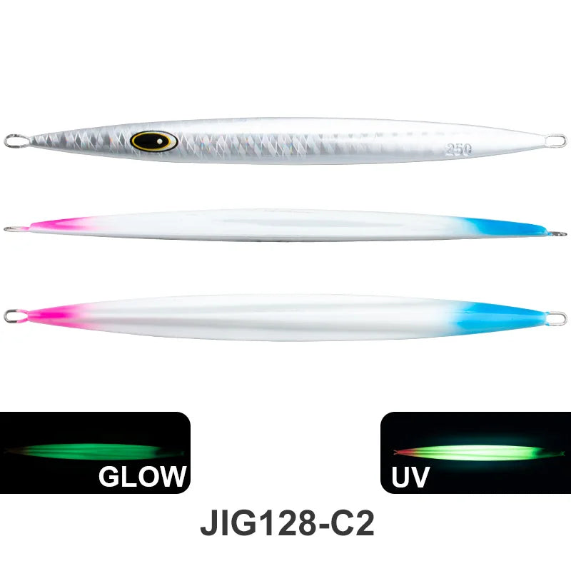 HookUpCo. Luminous Metal Plate Fishing Lure - HookUpCo.
