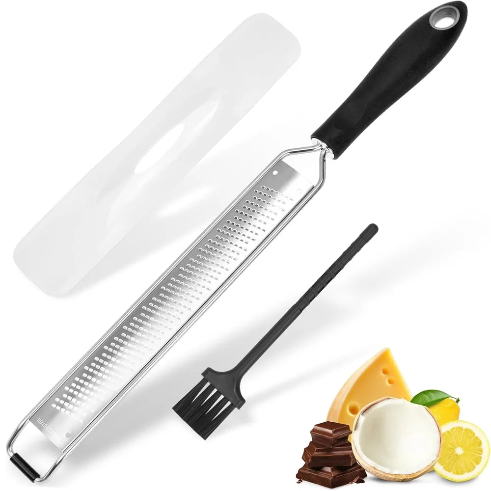 Stainless Steel Grater with Anti-Slip Handle for Easy Use