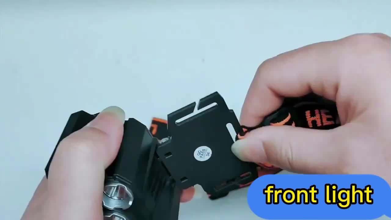 Rechargeable LED Headlamp with 5 Bright LEDs for Outdoors