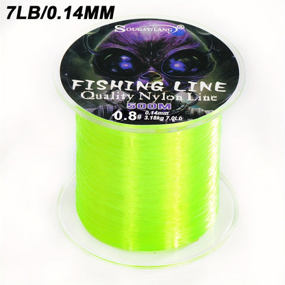 Ultra-Durable Nylon Fishing Line, Abrasion-Proof 547yds