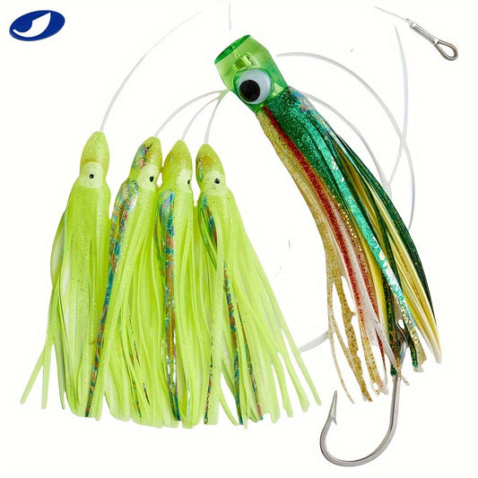 Premium Fully Rigged Chugger Lure for Deep Sea Fishing