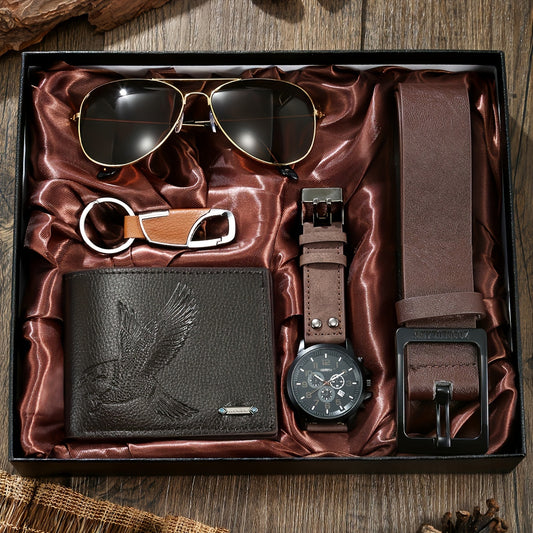 Ultimate Men's Fashion Accessory Gift Set - 5 Essential Pieces