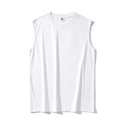 Men's Cotton Crew Neck Tank Top for Summer Wear