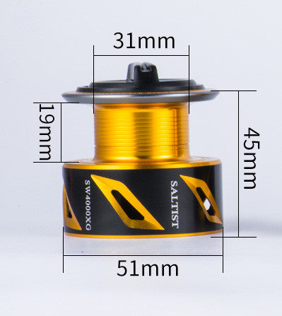 High-Speed All-Metal Fishing Reel