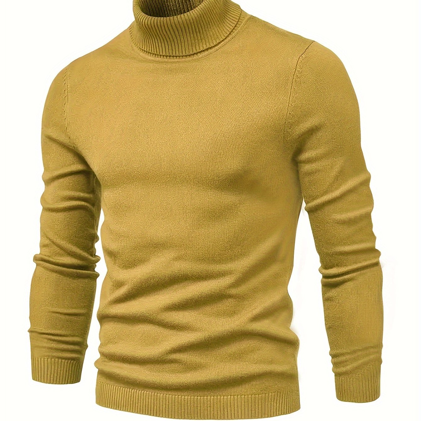 Men's Thermal Long Sleeve High Neck Tops for Ultimate Comfort