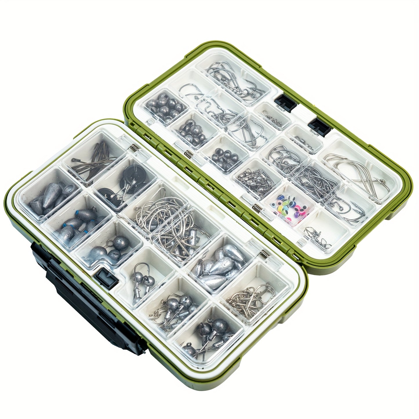 306-Piece Fishing Lure Accessories Kit with Tackle Box