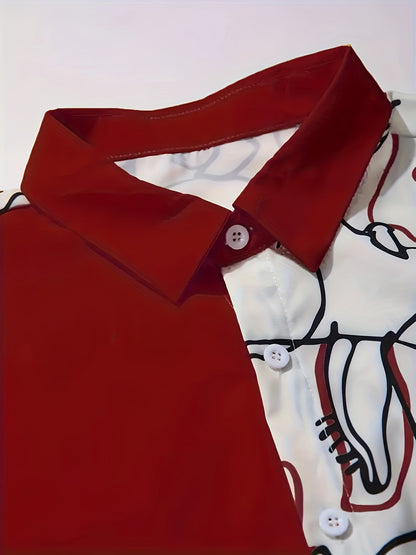 Casual Summer Outfit Set: Hawaiian Shirt and Shorts Combo