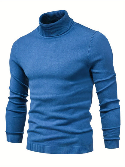 Men's Thermal Long Sleeve High Neck Tops for Ultimate Comfort
