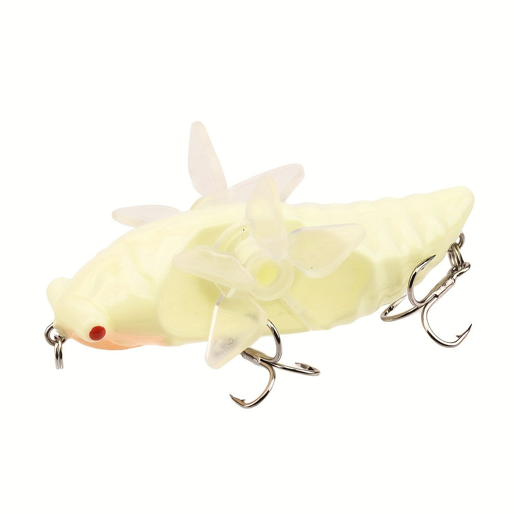 Bionic Cicada Fishing Lure with Treble Hook for All Waters