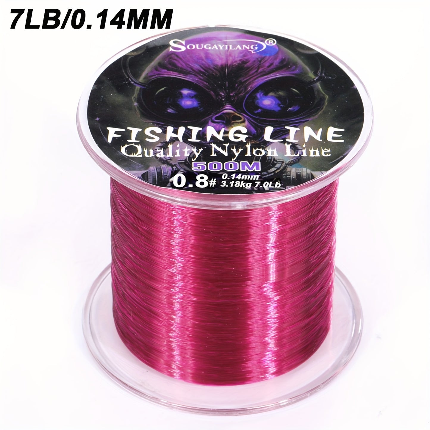 Ultra-Durable Nylon Fishing Line, Abrasion-Proof 547yds
