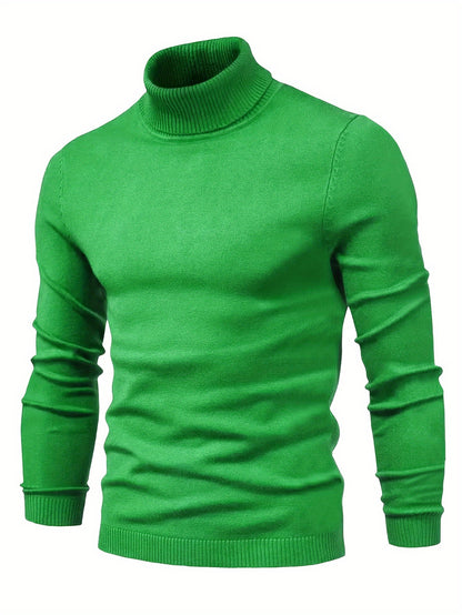 Men's Thermal Long Sleeve High Neck Tops for Ultimate Comfort