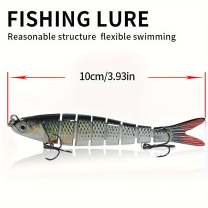 Lifelike 3pcs Fishing Lures with Treble Hooks for More Catches