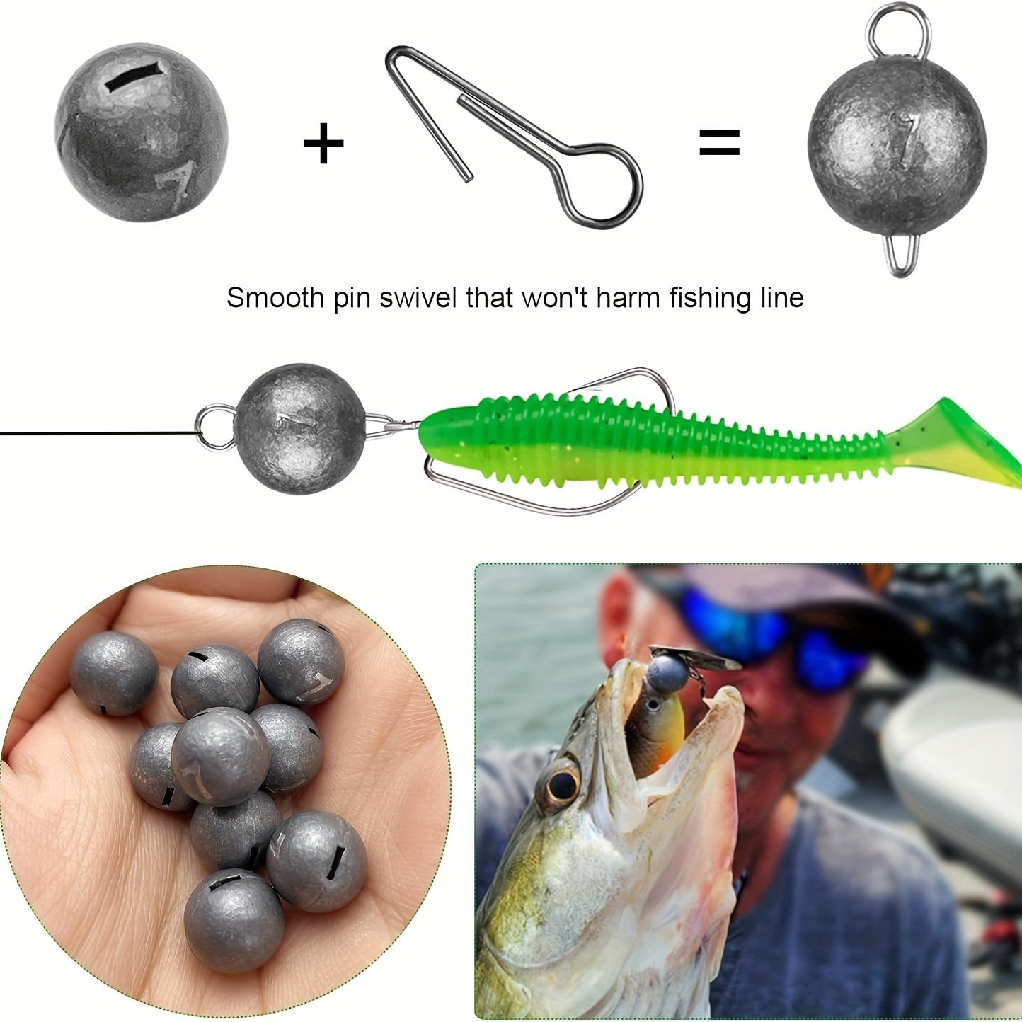 306-Piece Fishing Lure Accessories Kit with Tackle Box