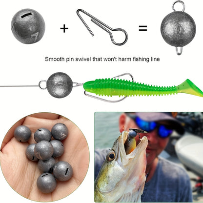 306-Piece Fishing Lure Accessories Kit with Tackle Box