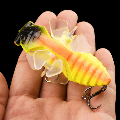 Bionic Cicada Fishing Lure with Treble Hook for All Waters