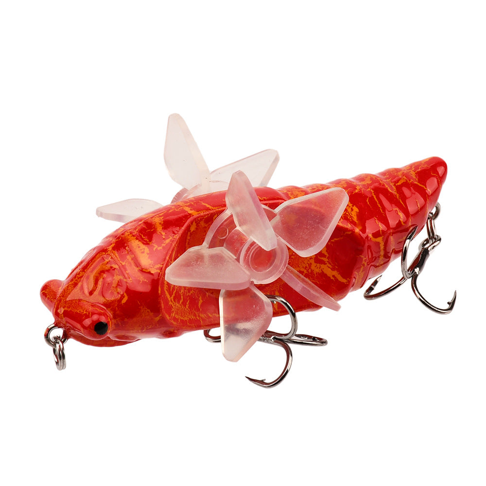Bionic Cicada Fishing Lure with Treble Hook for All Waters