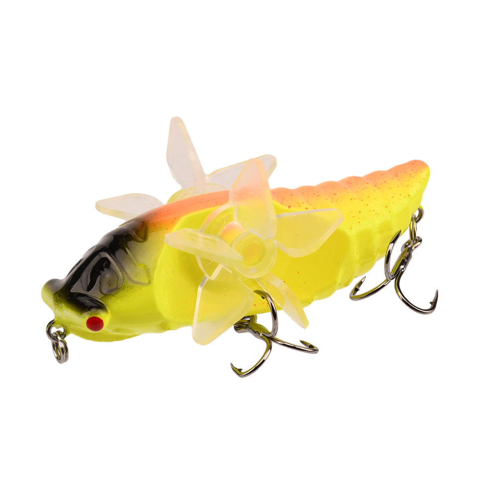 Bionic Cicada Fishing Lure with Treble Hook for All Waters