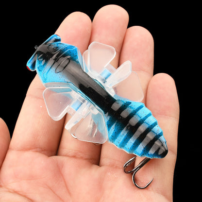 Bionic Cicada Fishing Lure with Treble Hook for All Waters