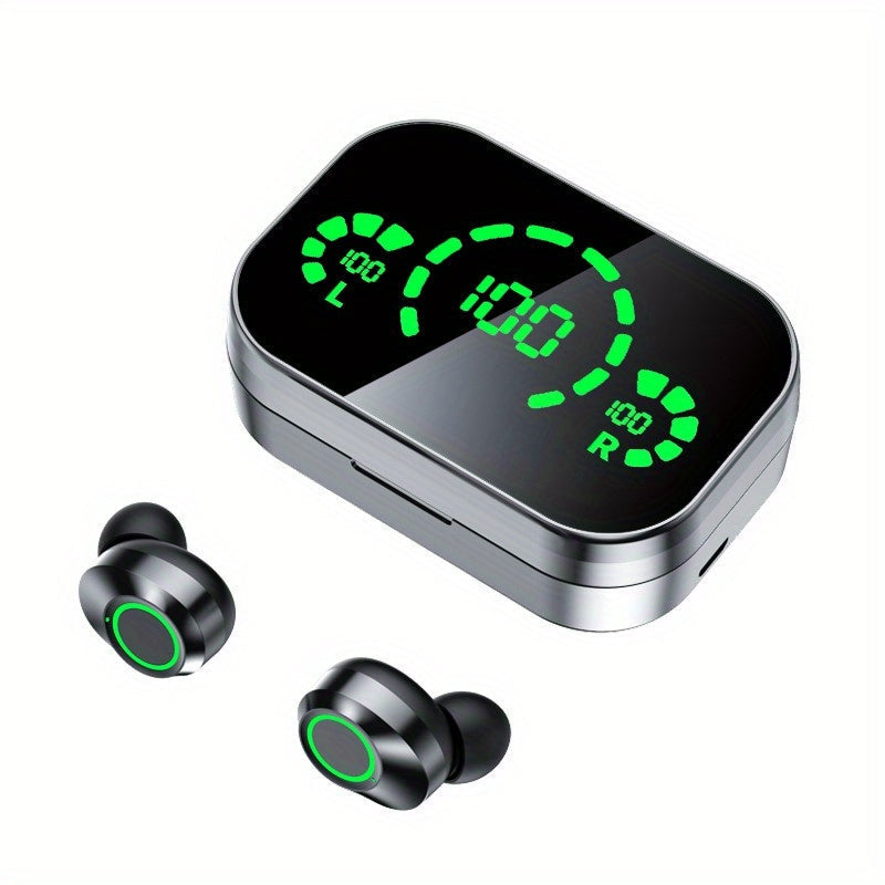 HookUpCo. Wireless Earbuds with Charging Case for Sports