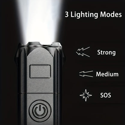 Rechargeable Super Bright Zoomable Flashlight for Outdoors