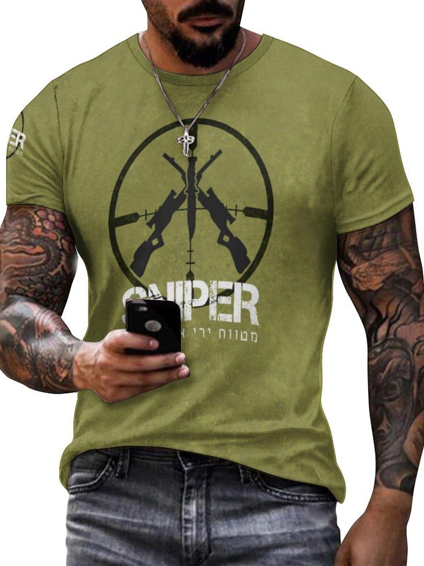 Men's Graphic Design T-Shirt for Casual Summer Comfort