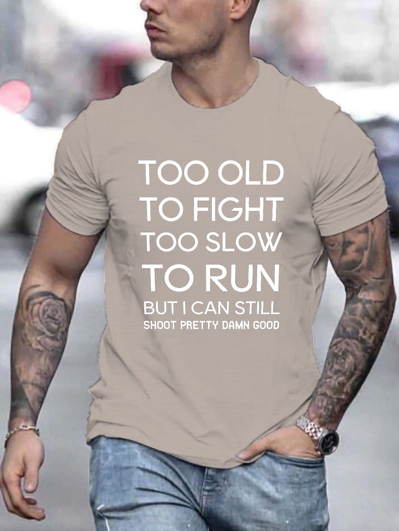 Fashion-Forward Plus Size Letter Pattern T-Shirt for Summer