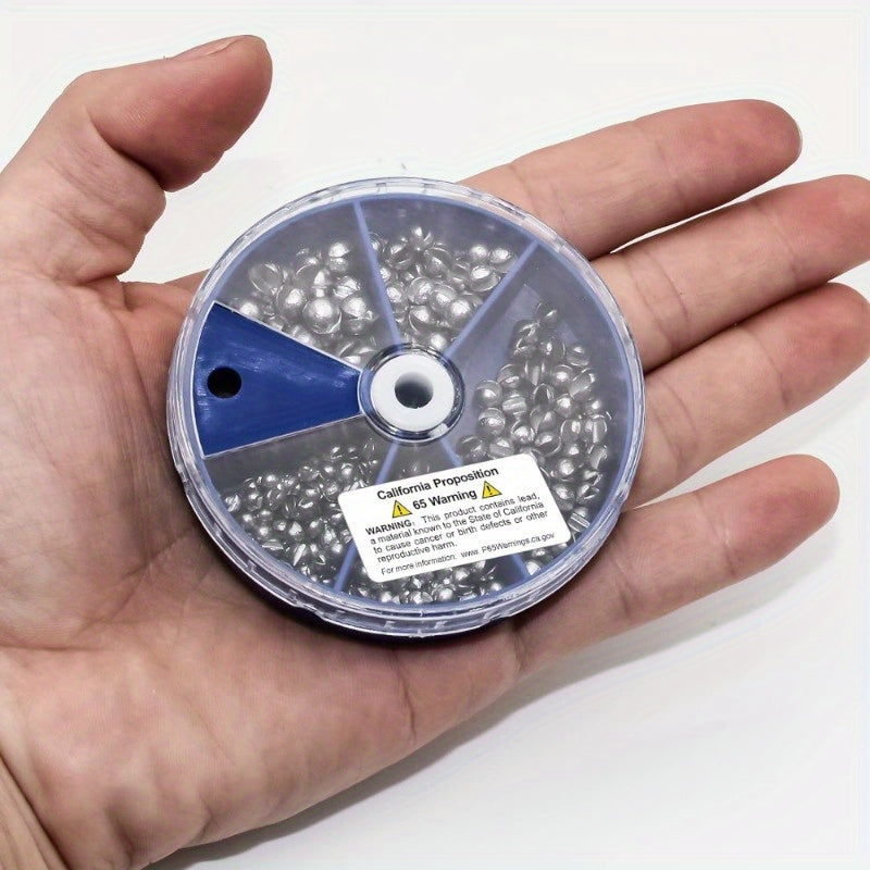 205pcs Round Split Shot Sinkers - Versatile Fishing Weights