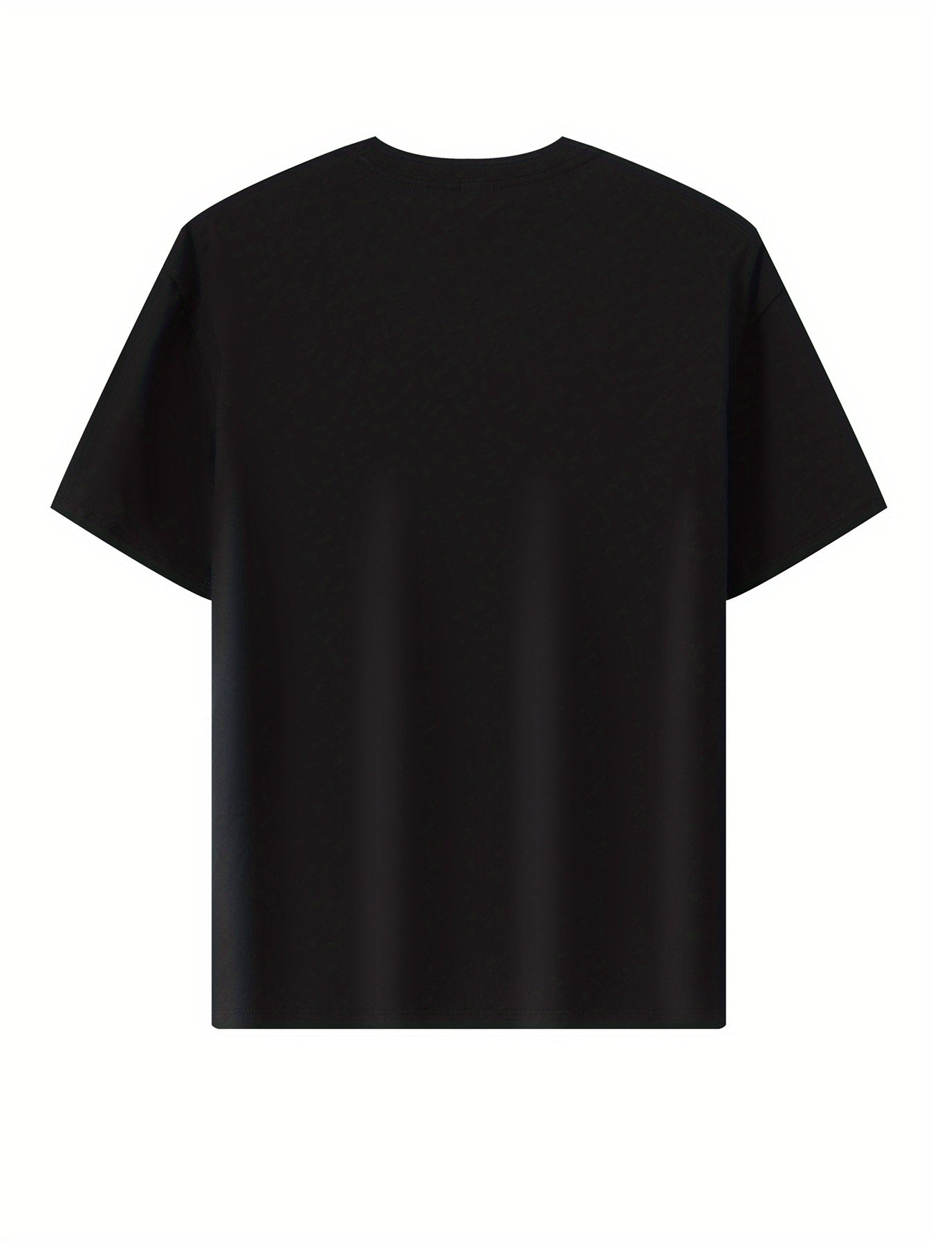 Men's Cotton Crew Neck Tee for Summer Comfort