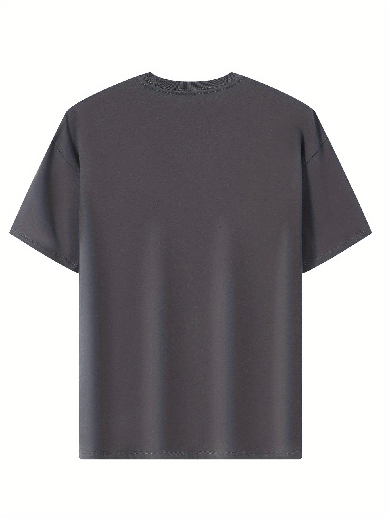 Men's Cotton Crew Neck Tee for Summer Comfort