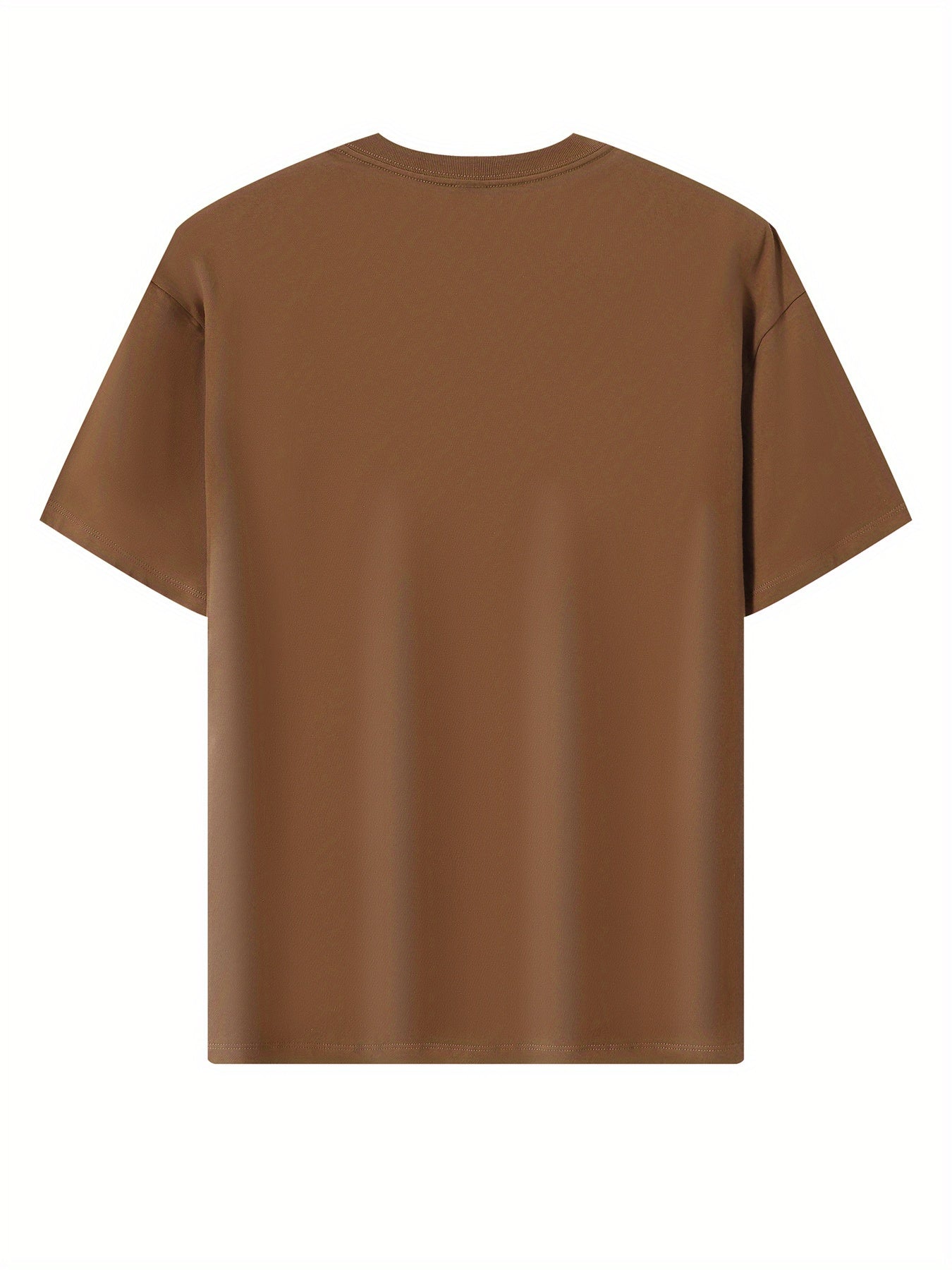 Men's Cotton Crew Neck Tee for Summer Comfort