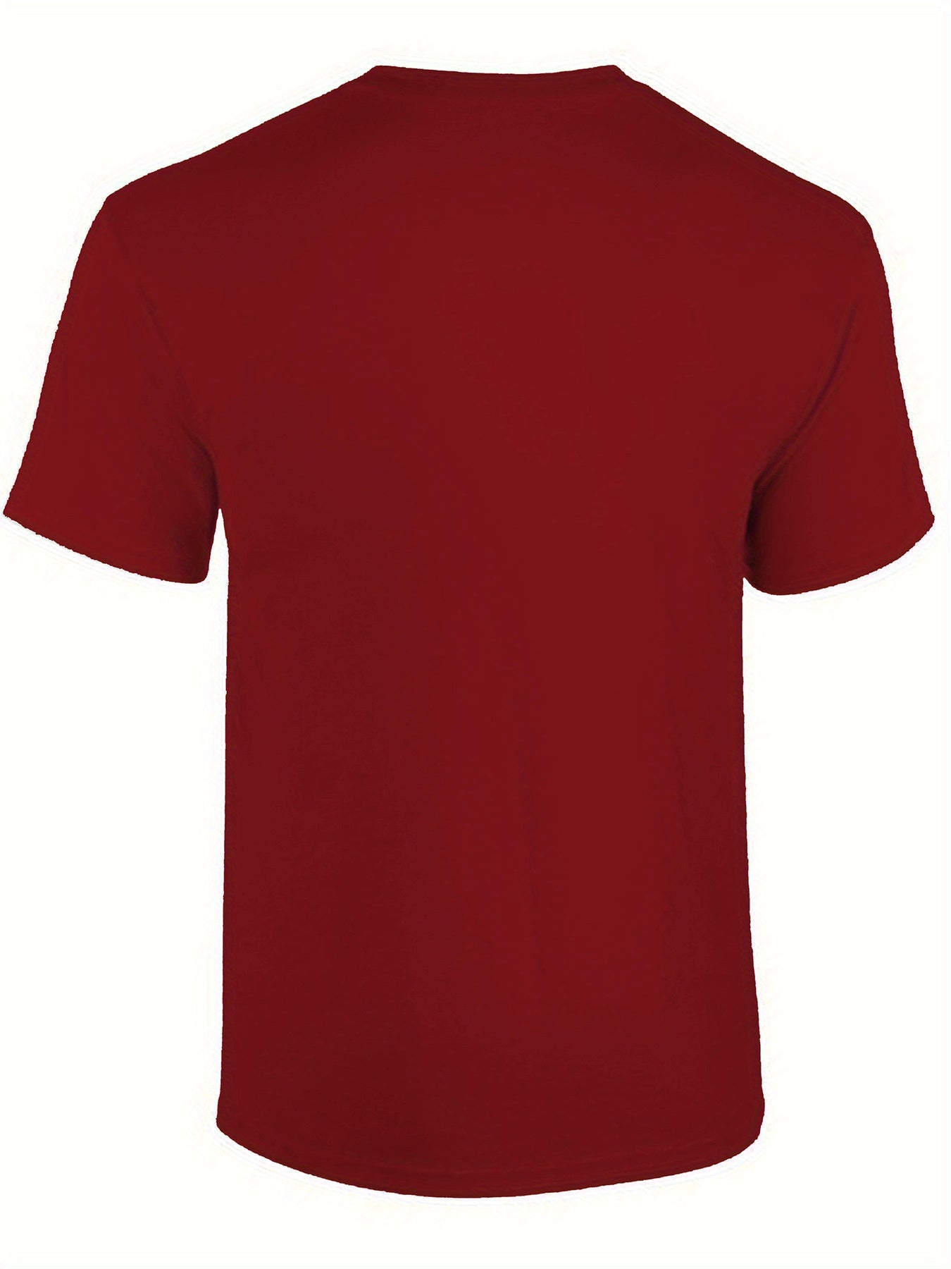Men's Cotton Crew Neck Tee for Summer Comfort