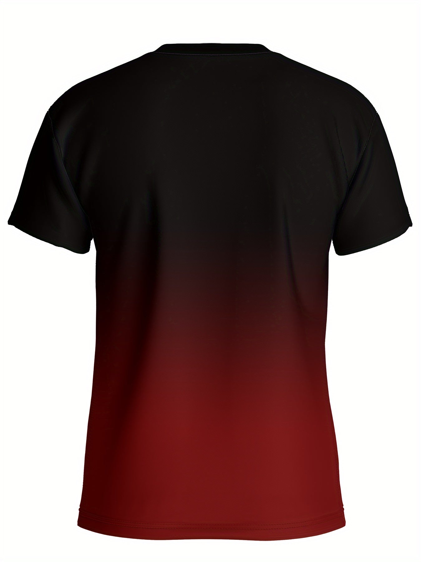 Men's Short Sleeve Gradient Graphic Tee for Summer Adventure