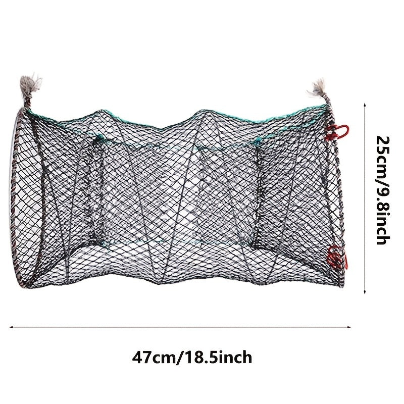 Portable Foldable Fishing Net for Shrimp and Crab Trapping