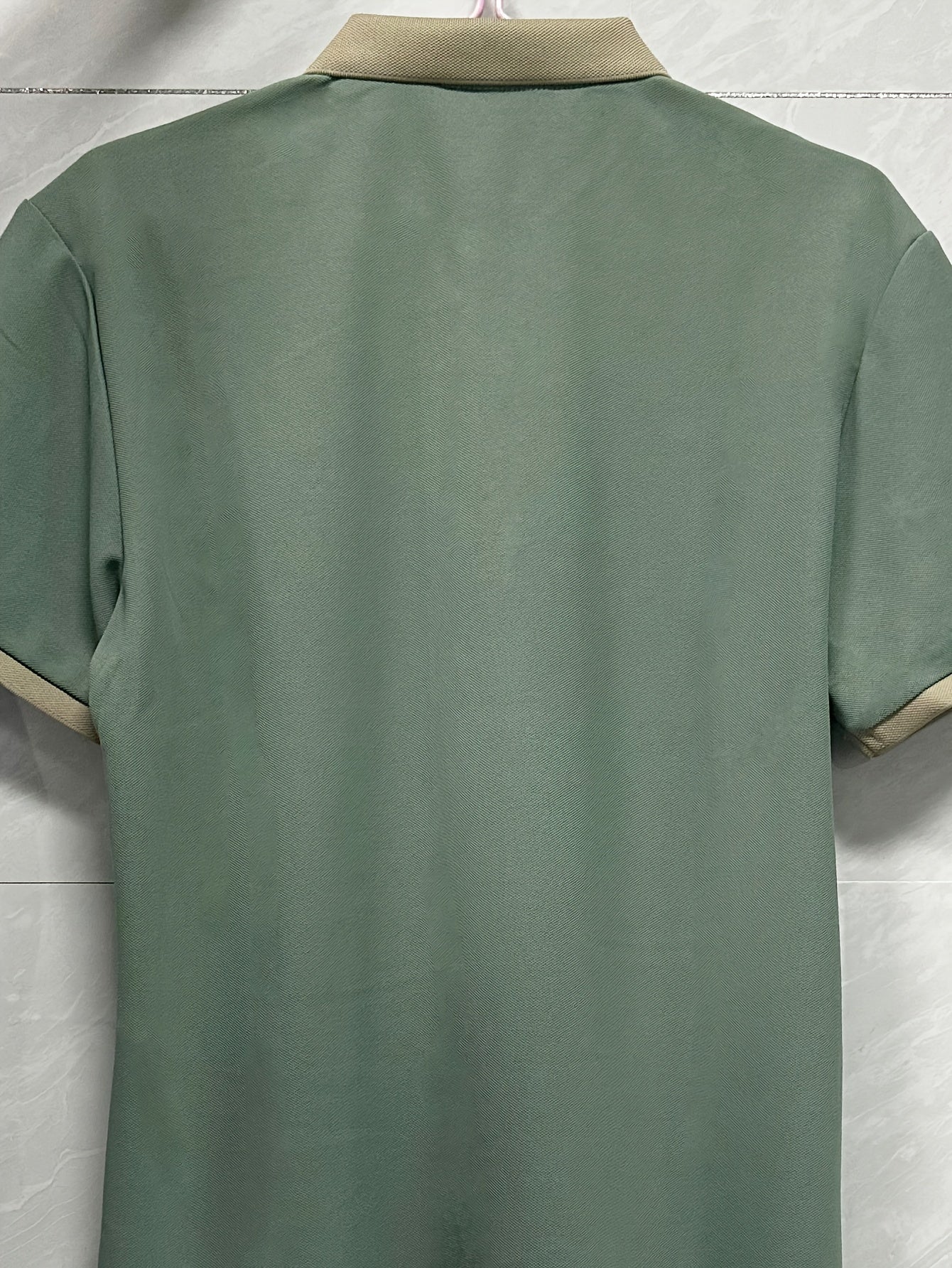 High-End Embroidered Men's Polo Shirt for Summer Style