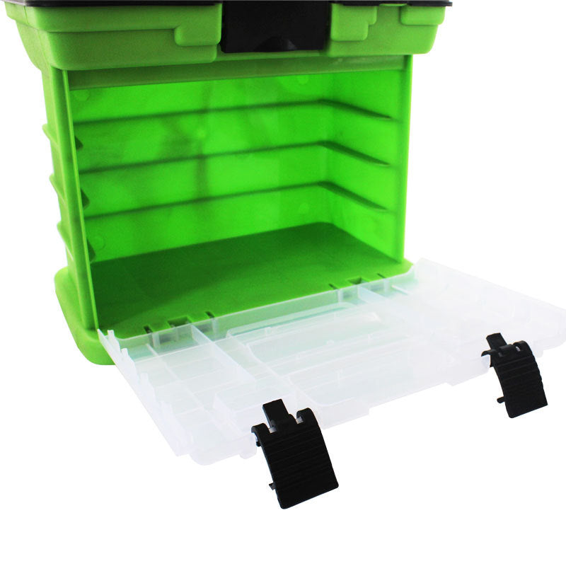Portable Fishing Toolbox with Large Storage Capacity