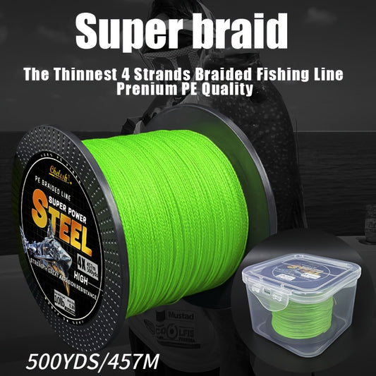 Ultra-Durable 4-Strand Braided Fishing Line for All Anglers