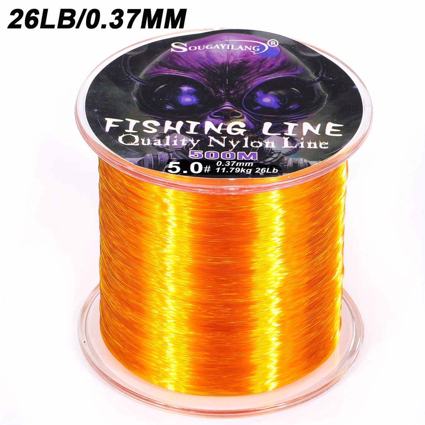Ultra-Durable Nylon Fishing Line, Abrasion-Proof 547yds