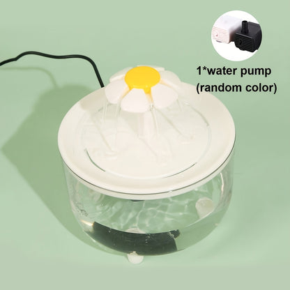 Whisper Quiet 1.5L Pet Water Fountain for Cats & Small Pets