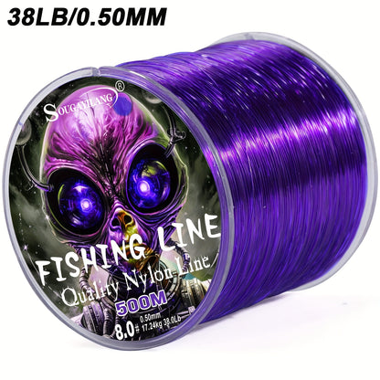 Ultra-Durable Nylon Fishing Line, Abrasion-Proof 547yds