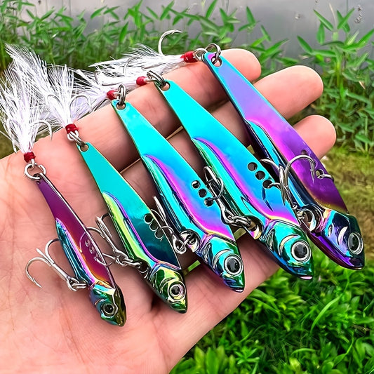 3D Fishing Lures with Reflective Coating and Sharp Hooks