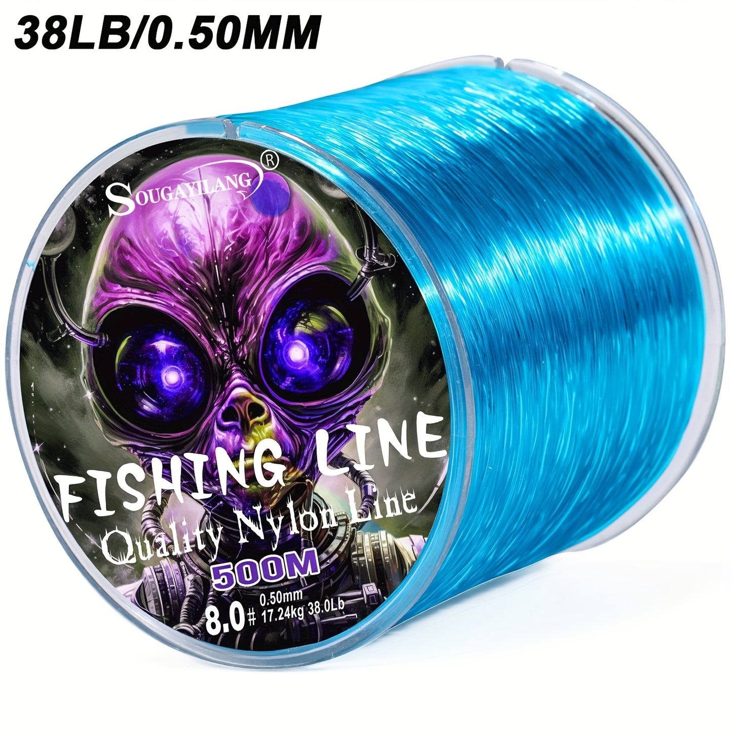 Ultra-Durable Nylon Fishing Line, Abrasion-Proof 547yds