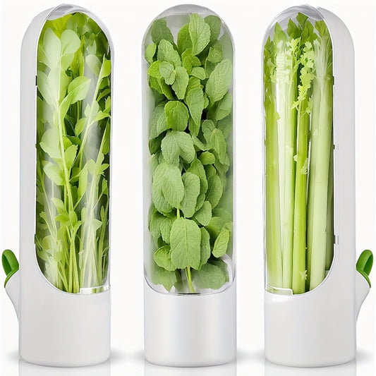 Fresh Herb Preservation Pod for Flavorful Food Storage