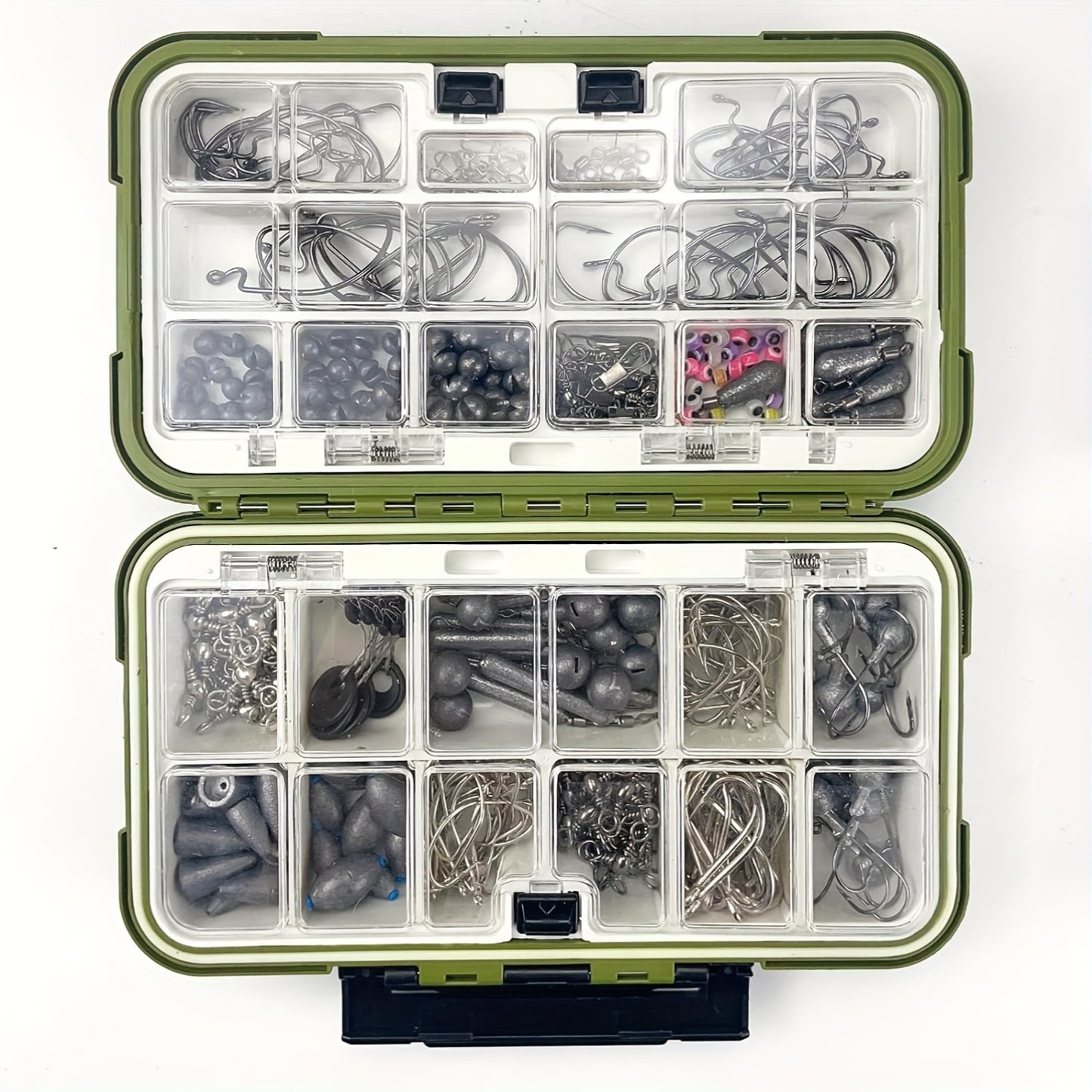 306-Piece Fishing Lure Accessories Kit with Tackle Box