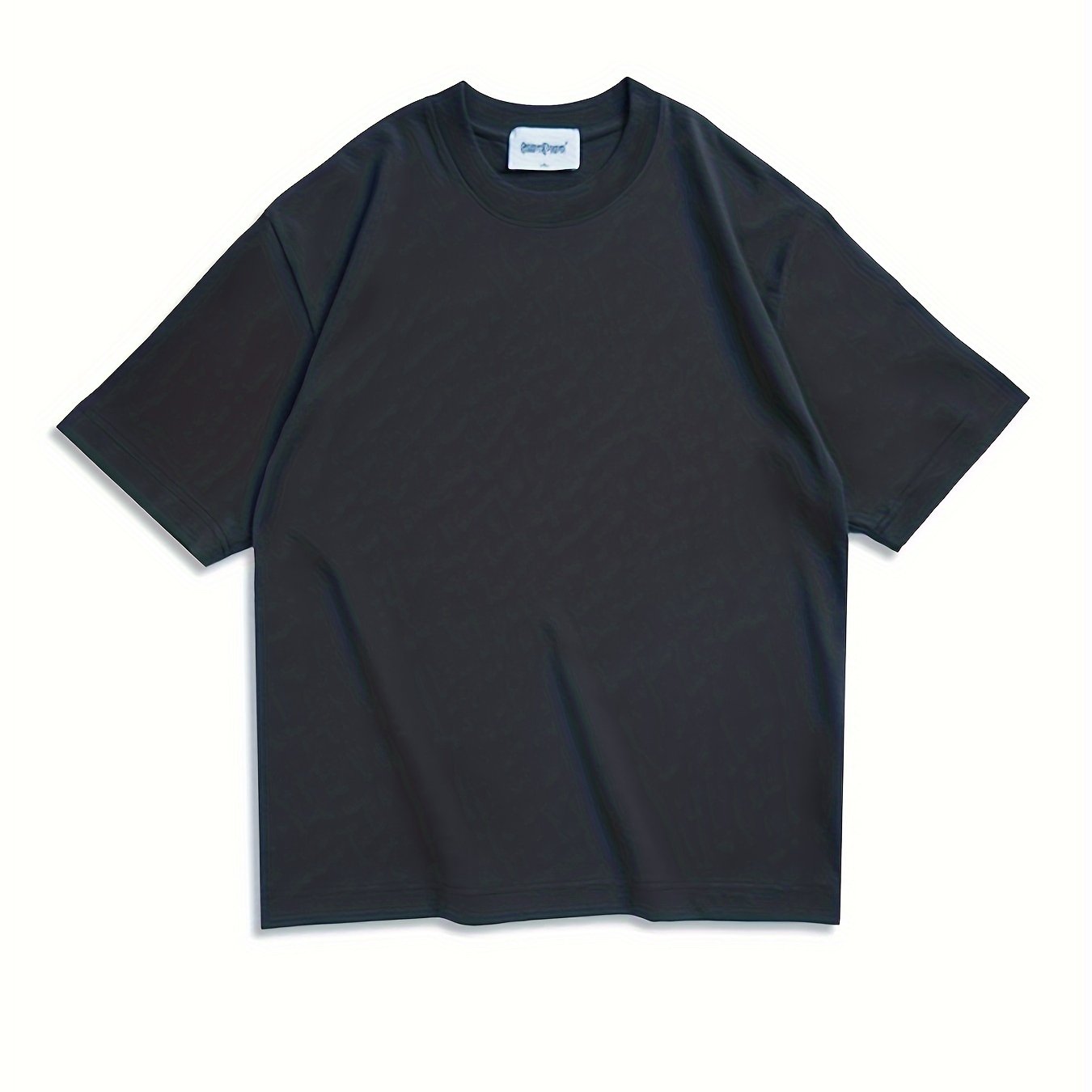 Men's Casual Cotton Blend Crew Neck T-Shirt for Outdoors