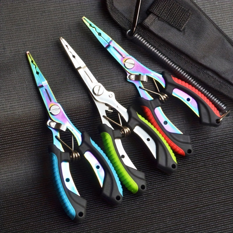 Multi-Function Stainless Steel Fishing Pliers with Cutter