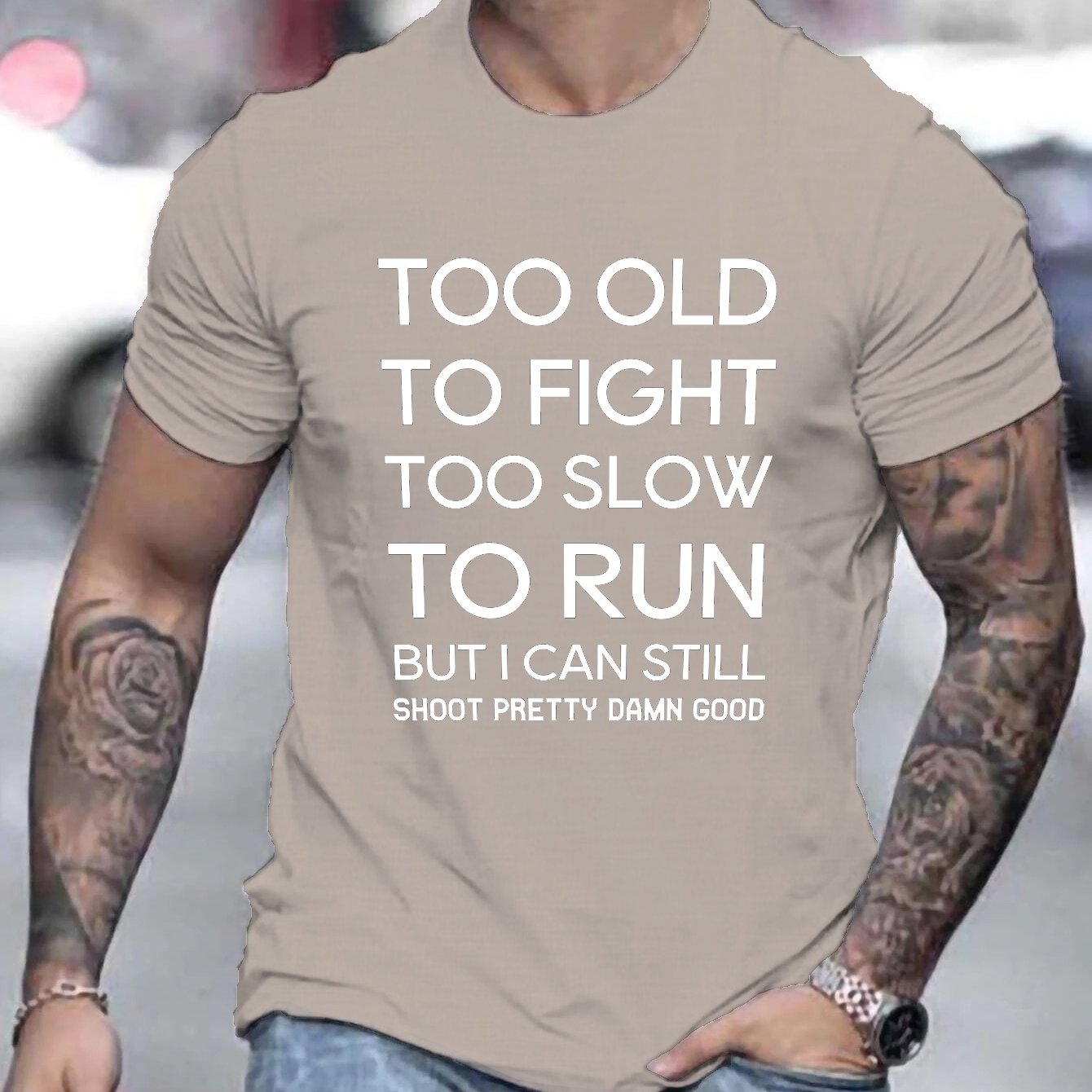 Fashion-Forward Plus Size Letter Pattern T-Shirt for Summer